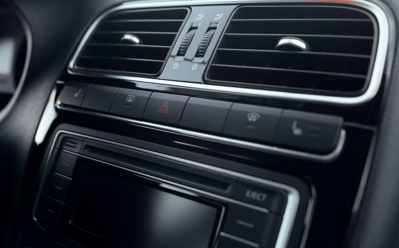 Polymer Link's Special Effects Masterbatch can be utilized for automotive parts such as the car's central panel