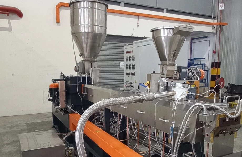 Polymerlink 63mm high-RPM twin screw extrusion production line